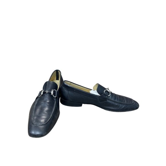 Magnanni Mens From Spain Black Leather Loafers  Size 11 SKU 9482 - Picture 1 of 16